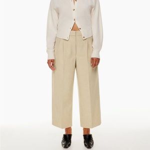 Aritzia Wilfred Cropped Effortless Pants SZ 8